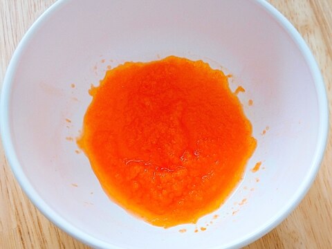 離乳食【初期】炊飯器で簡単!にんじんペースト